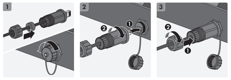 Sunny Tripower 3.0 / 4.0 / 5.0 / 6.0 - Netwerkvoorzieningen aansluiten