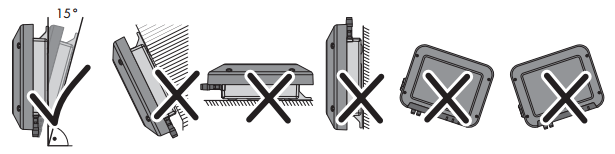 De omvormer monteren