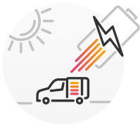 Snel opladen tot maximaal 2 x 22 kW