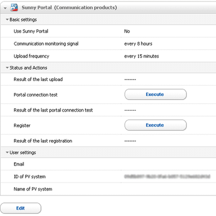 Cluster Controller Sunny Portal