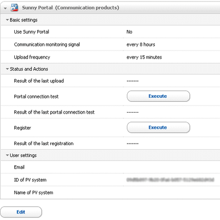 Cluster Controller Sunny Portal