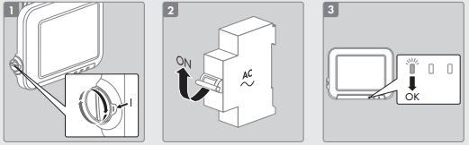 Sunny Boy 1.5/2.5 - Aanschakelen