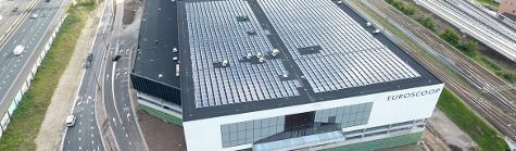 Zonnestroominstallatie Euroscoop Schiedam, Nederland