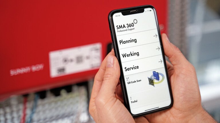 SMA 360°: Nieuwe app biedt installateurs in zonne-energie allround ondersteuning