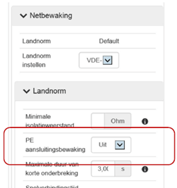 Sunny Boy 1.5/2.5 - Optioneel: net zonder nulleider