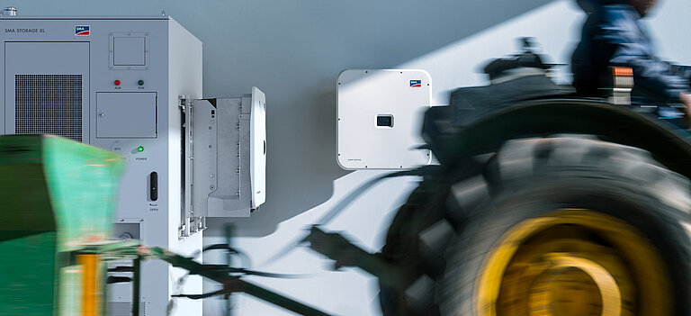 SMA Commercial Energy Solution: Sla zonne-energie op en gebruik die flexibel.