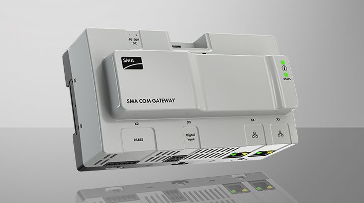 SMA COM Gateway stelt toekomstbestendige datacommunicatie voor zonnestroominstallaties open