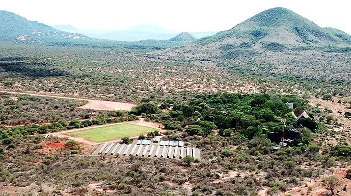 SMA Technologie voor Kenia's eerste Safari Lodge met 100% zonne-energievoorziening